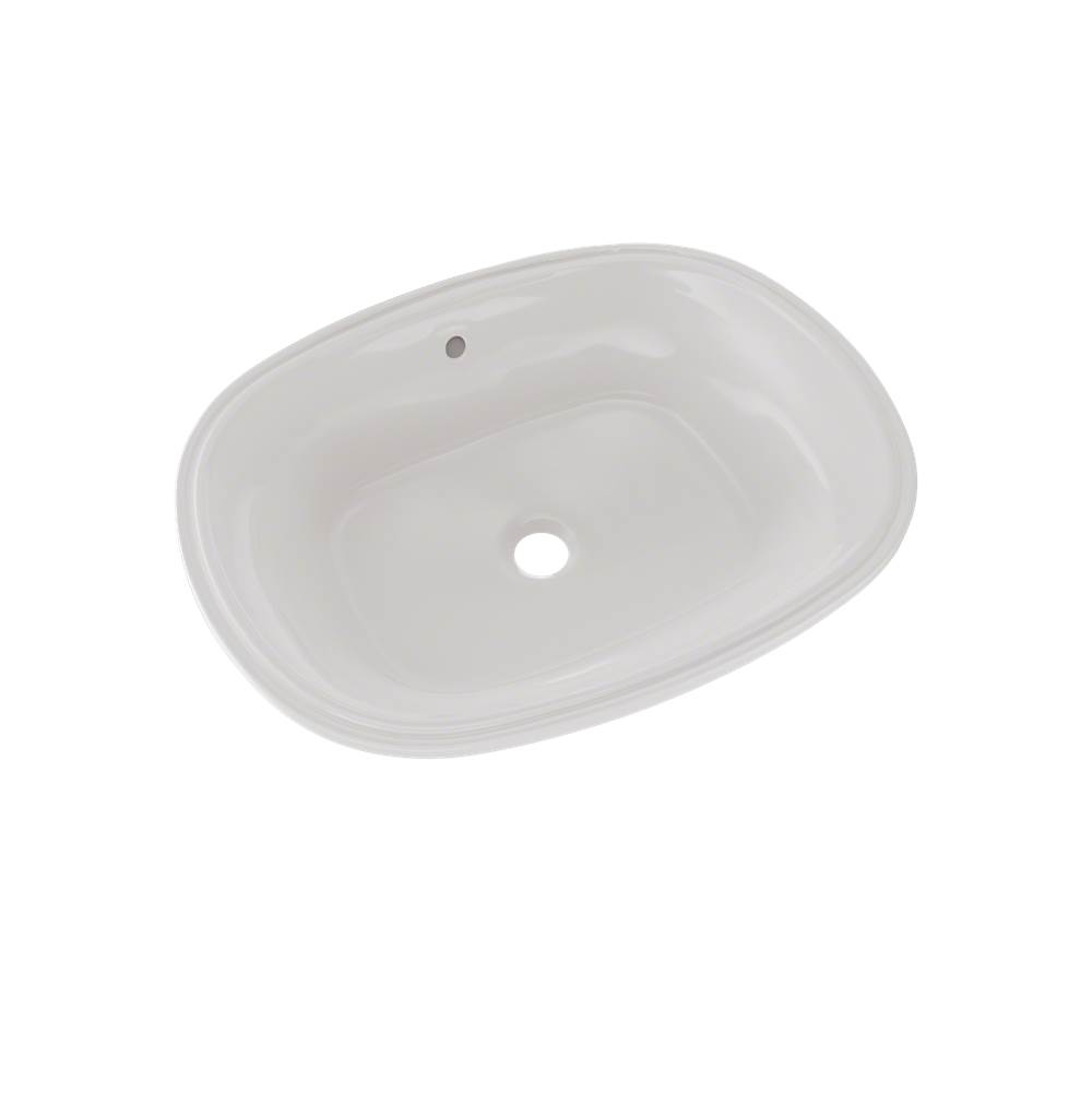 TOTO Maris™ 20-5/16'' x 15-9/16'' Oval Undermount Bathroom Sink with CeFiONtect™, Colonial White